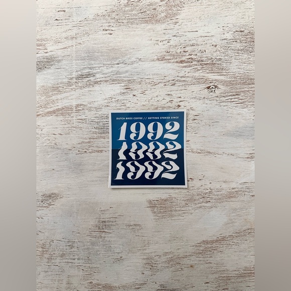 1992 Dutch Bros Sticker - Picture 2 of 2